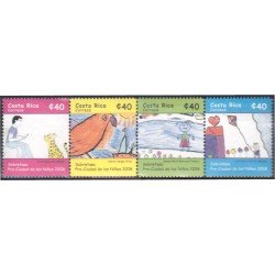 Costa Rica 879/82 2008 Navidad Sobre tasa beneficio de la Ciudad de los Niños MNH Costa Rica 879/82 2008 Navidad Sobre tasa beneficio de la Ciudad de los Niños MNH