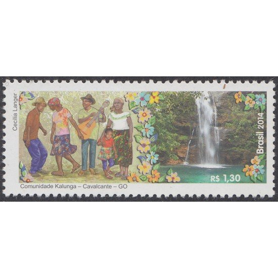 Brasil Brazil 3358 2014 Comunidad Kalunga MNH