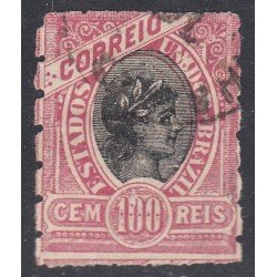 Brasil Brazil 90aB 1897 Nuevos grabados Libertad Liberty usado Brasil Brazil 90aB 1897 Nuevos grabados Libertad Liberty usado