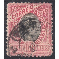 Brasil Brazil 90 1897 Nuevos grabados Libertad Liberty usado Brasil Brazil 90 1897 Nuevos grabados Libertad Liberty usado