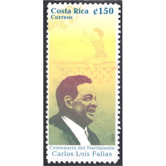 Costa Rica 884 2009 100º del Nacimiento de Carlos Luis Fallas MNH Costa Rica 884 2009 100º del Nacimiento de Carlos Luis Fallas MNH