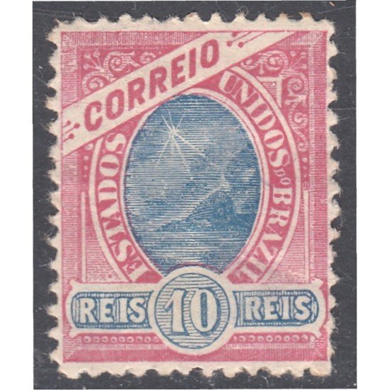 Brasil Brazil 89 1897 Nuevos grabados  Pan de azúcar MH
