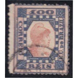 Brasil Brazil 77a 1891 Libertad Liberty usado