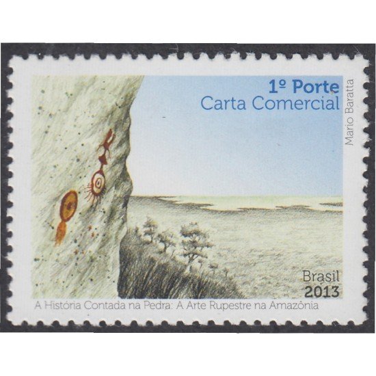 Brasil Brazil 3293 2013 Arte rupestre del Amazonas MNH