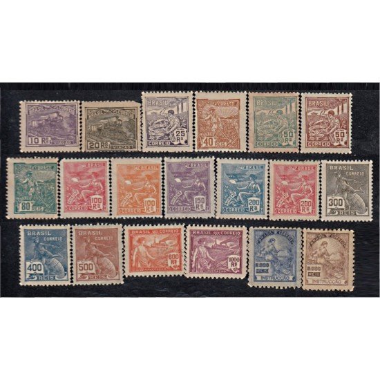 Brasil Brazil 163A/81 1920/41 Alegorías MH
