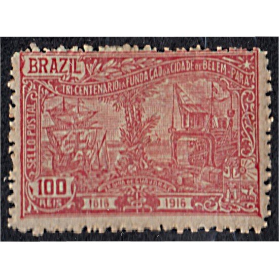 Brasil Brazil 148 1916 Tricentenario de la Fundación de Belén MH Brasil Brazil 148 1916 Tricentenario de la Fundación de Belén MH