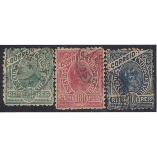 Brasil Brazil 116/18 1900 Libertad y Pan de azúcar usados