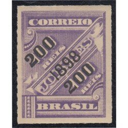 Brasil Brazil 92 1898 Sello de periódico de 1889 sobreimpreso MNH Brasil Brazil 92 1898 Sello de periódico de 1889 sobreimpreso MNH