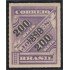 Brasil Brazil 92 1898 Sello de periódico de 1889 sobreimpreso MNH