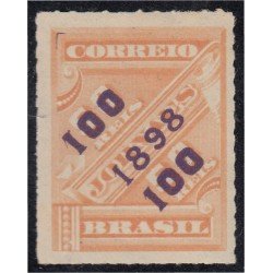 Brasil Brazil 91 1898 Sello de periódico de 1889 sobreimpreso MNH Brasil Brazil 91 1898 Sello de periódico de 1889 sobreimpreso MNH
