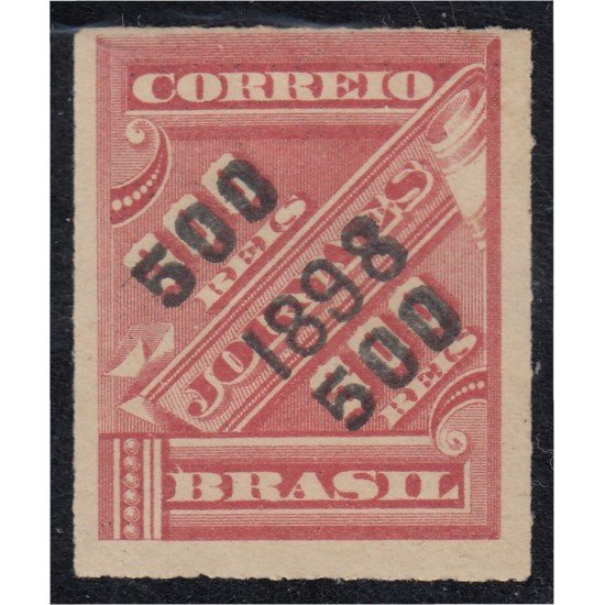 Brasil Brazil 94 1898 Sello de periódico de 1889 sobreimpreso MH Brasil Brazil 94 1898 Sello de periódico de 1889 sobreimpreso MH