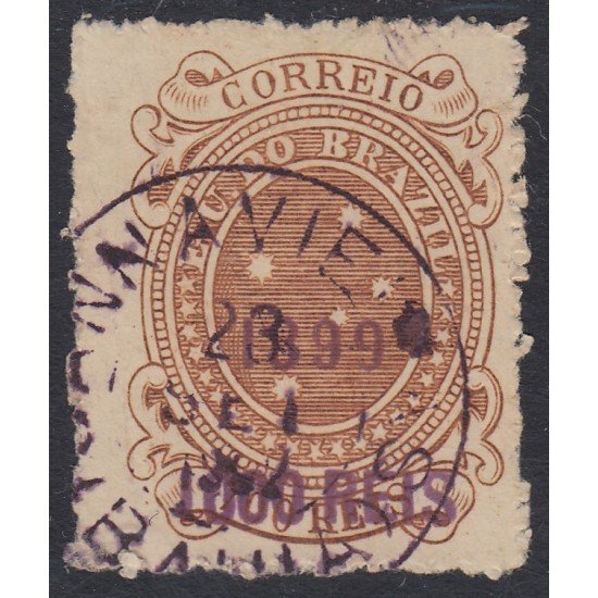 Brasil Brazil 110a 1899 Cruz del Sur usado Brasil Brazil 110a 1899 Cruz del Sur usado