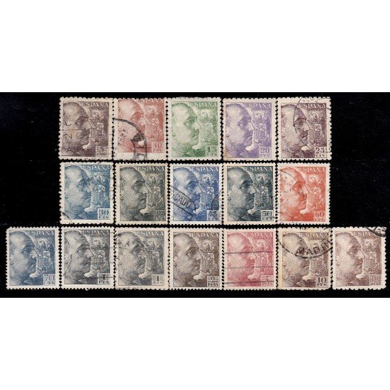 España Spain  919/35 1940 - 1945 General Franco usados