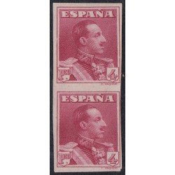 España Spain 322s 1922/30 Alfonso XIII Pareja sin dentar MNH