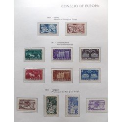 Colección Collection Europa Cept 1950-1991 Incluye Consejo de Europa