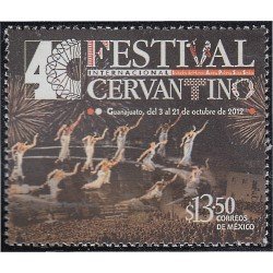 México 2696 2012 40 Aniversario festival Cervantino MNH México 2696 2012 40 Aniversario festival Cervantino MNH