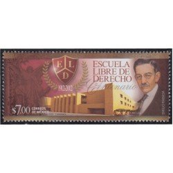 México 2686 2012 Escuela libre de derecho Emilio Rabasa MNH México 2686 2012 Escuela libre de derecho Emilio Rabasa MNH