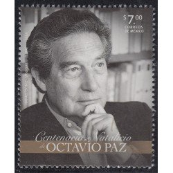 México 2806 2014 Octavio Paz MNH