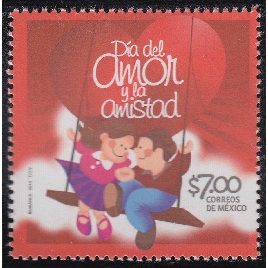 México 2804 2014 Día del amor y la amistad MNH