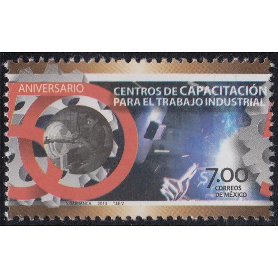 México 2779 2013 50 Años de los centros de formación para el trabajo industrial MNH