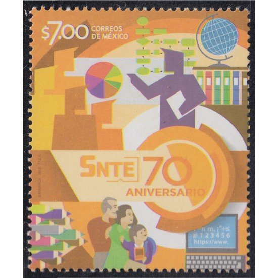 México 2771 2013 70 Aniversario de la Unión Nacional de Trabajadores MNH
