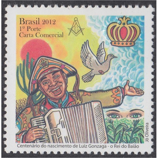 Brasil Brazil 3247 2012 Centenario del nacimiento de Luis Gonzaga MNH