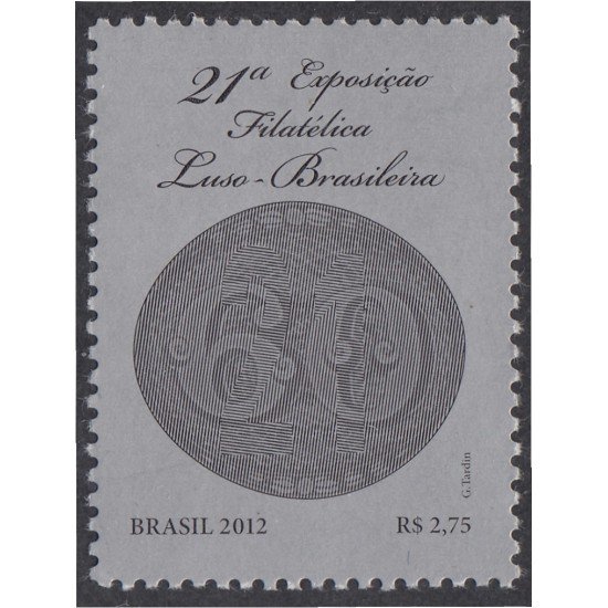 Brasil Brazil 3228 2012 21ª Exposición filatélica Luso - Brasileña MNH