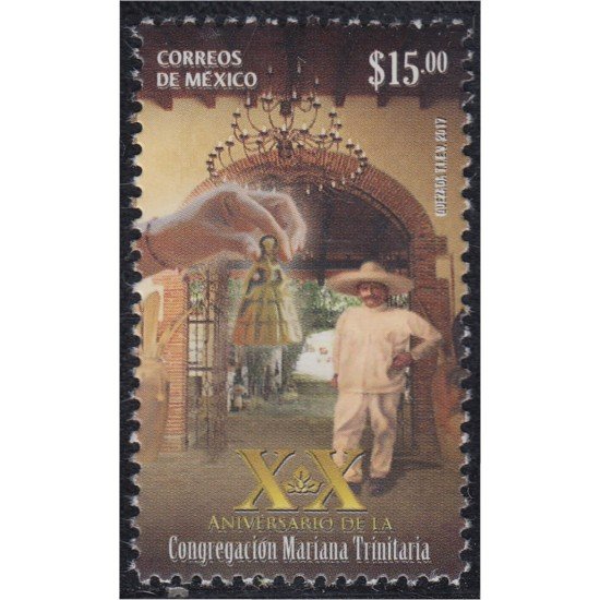 México 3032 2017 20º Aniversario de la Congregación Mariana Trinitaria MNH