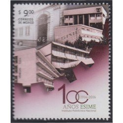 México 3001 2016 Centenario del colegio de ciencias físicas y matemáticas MNH