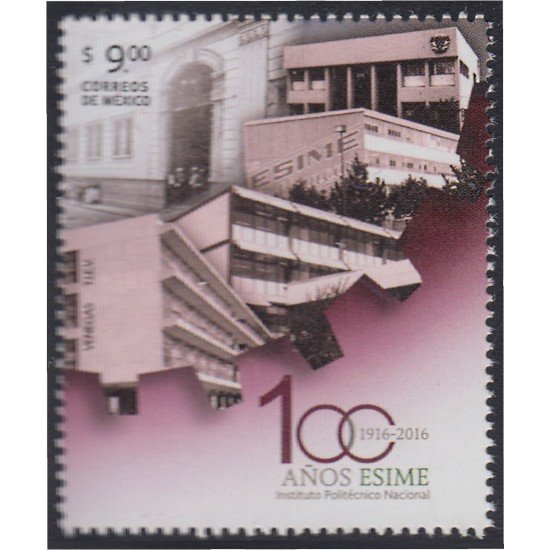 México 3001 2016 Centenario del colegio de ciencias físicas y matemáticas MNH