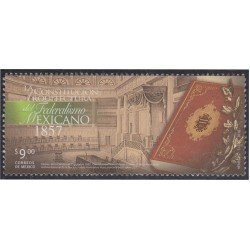 México 2977 2016 Constitución Política de República mexicana de 1857 MNH