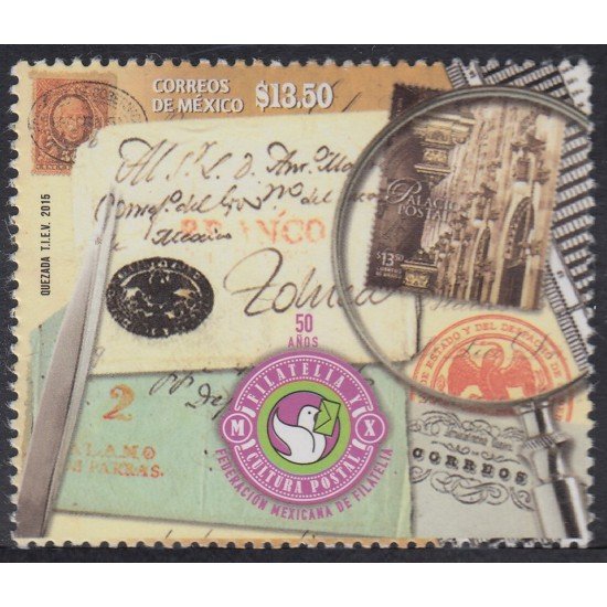México 2941 2015 Federación mexicana de Filatelia MNH