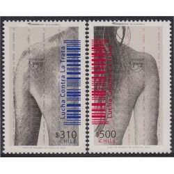 Chile 2076/77 2015 Lucha contra la Trata MNH