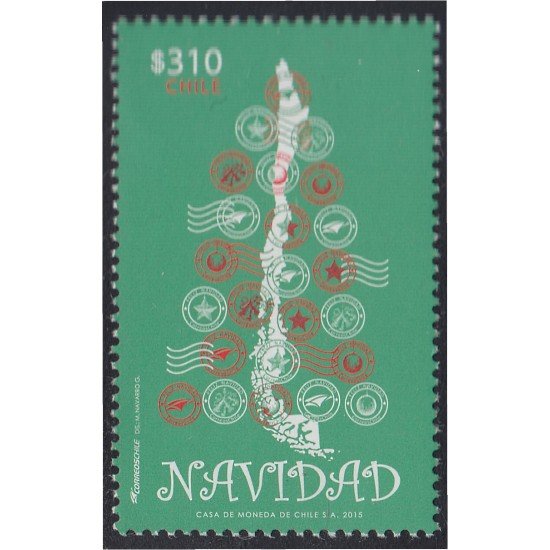 Chile 2086 2015 Navidad Chritsmas MNH Chile 2086 2015 Navidad Chritsmas MNH