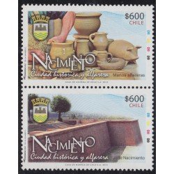 Chile 2087/88 2015 Nacimiento Ciudad histórica y Alfarera MNH