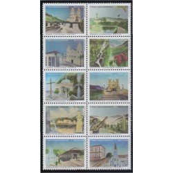 Brasil Brazil 3461/70 2015 Circuitos de agua MNH