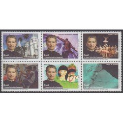 Brasil Brazil 3449/54 2015 Bicentenario del nacimiento de Juan Bosco MNH