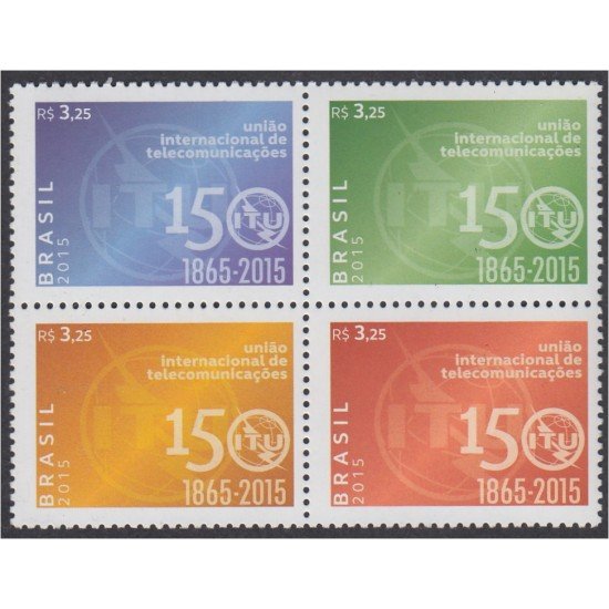 Brasil Brazil 3409/12 2015 Unión Internacional de Telecomunicaciones MNH