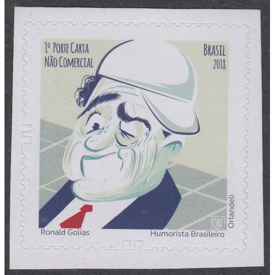 Brasil Brazil 3720 2018 Ronal Golias Humorista MNH