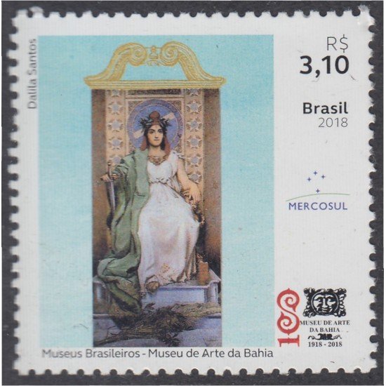 Brasil Brazil 3719 2018 Museo de arte de Bahía MNH