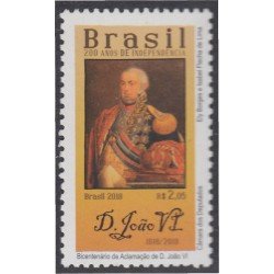 Brasil Brazil 3679 2018 200 años de Independencia Joao VI MNH