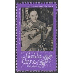 Brasil Brazil 3674 2017 Violeta Parra MNH