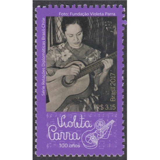 Brasil Brazil 3674 2017 Violeta Parra MNH Brasil Brazil 3674 2017 Violeta Parra MNH