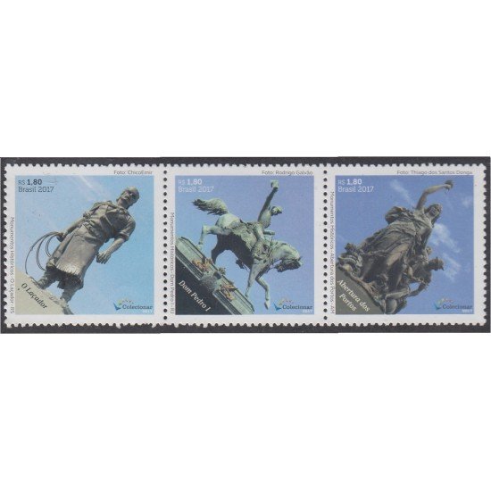 Brasil Brazil 3634/36 2017 Monumentos brasileños MNH