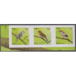 Brasil Brazil 3630/32 2017 Aves brasileñas MNH