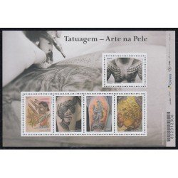 Brasil Brazil 3615/19 2016 Arte Tatuajes MNH