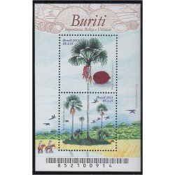Brasil Brazil HB 162 2013 Buriti Importancia belleza y utilidad MNH