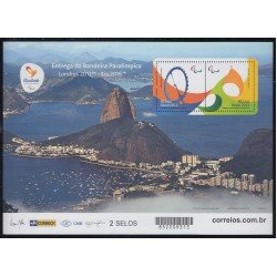 Brasil Brazil HB 172 2016 Río de Janeiro Bandera Olímpica MNH