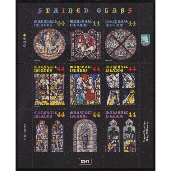 Marshall 2785/93 2011 Vidrieras de Catedrales MNH