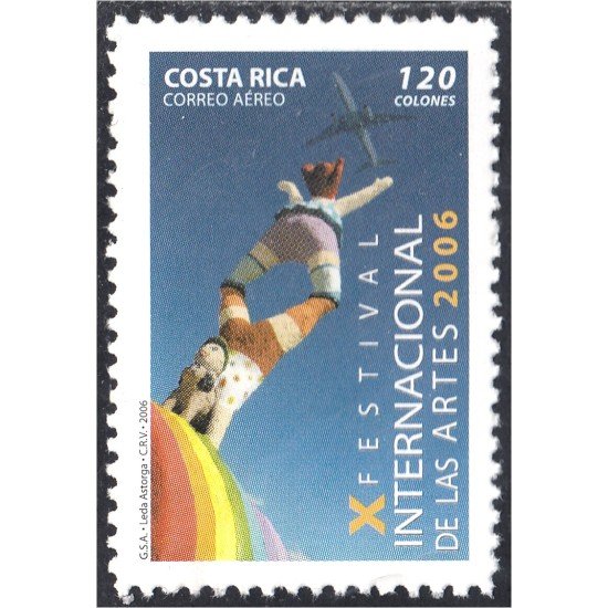 Costa Rica A- 922 2006 10 Festival Internacional de las Artes MNH